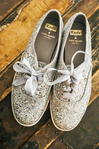 silver wedding shoes sneakers sparkle comfortable studio 29