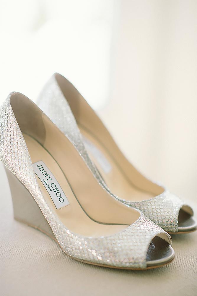 silver wedge wedding shoes sparkle comfortable stylish jenny moloney