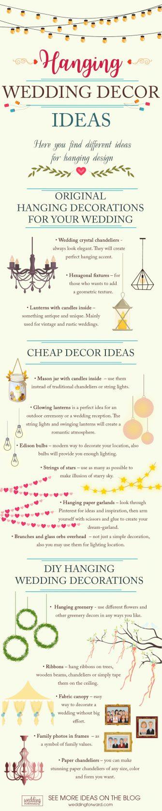 wedding decor ideas hanging wedding decor ieas