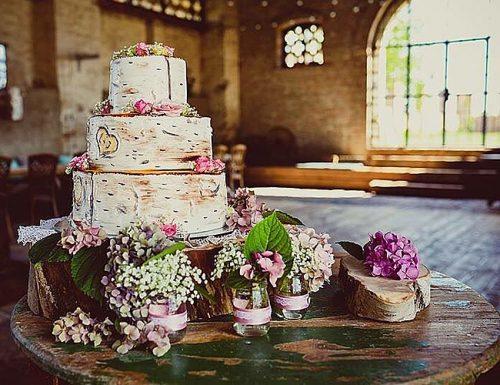 wedding ideas cake rustic design
