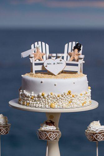beach wedding funny wedding cake decor