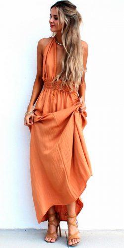 flowy beach wedding guest dress