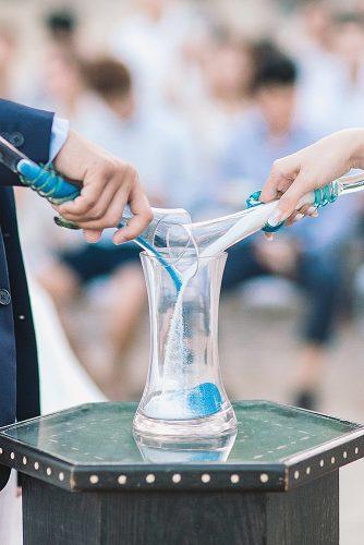 beach wedding sand ceremony