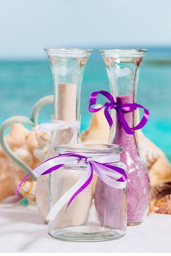 beach wedding sand ceremony decorations
