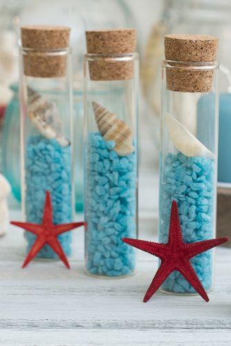 beach wedding sea decor favors