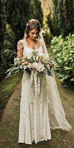 classic bohemian wedding dresses