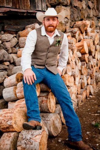 western wedding mens attire