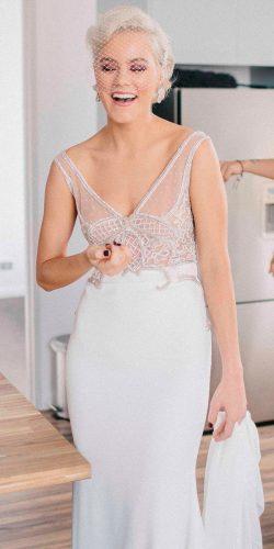 sleeveless with straps v neck sheath taya smith wedding dress liz martinez bridal