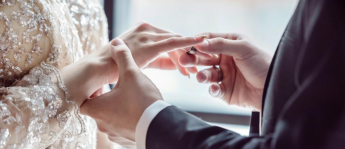 presentation of rings wedding ceremony