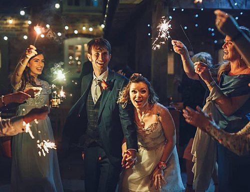wedding ceremony married couple celebrate