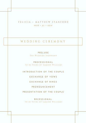 Chalkboard Wedding Program Template Free from www.weddingforward.com