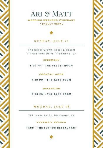 21 Printable Wedding Program Template Ideas Wedding Forward