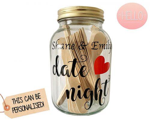 wedding reception games date night jar