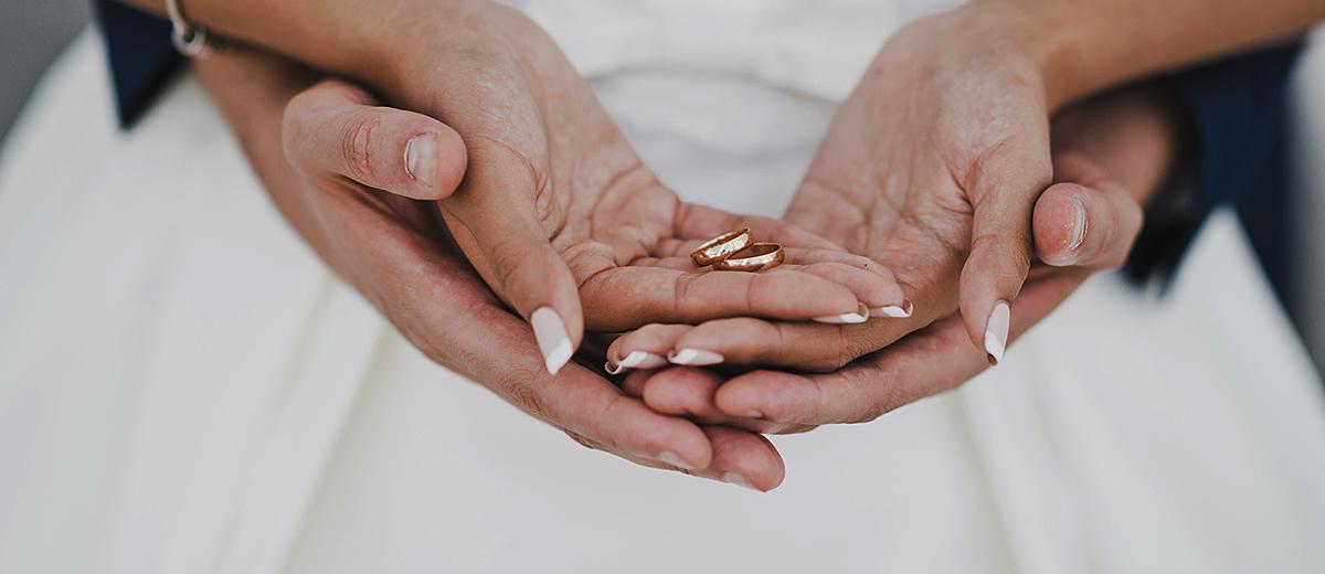 who pays for the wedding bride and groom hands rings featured