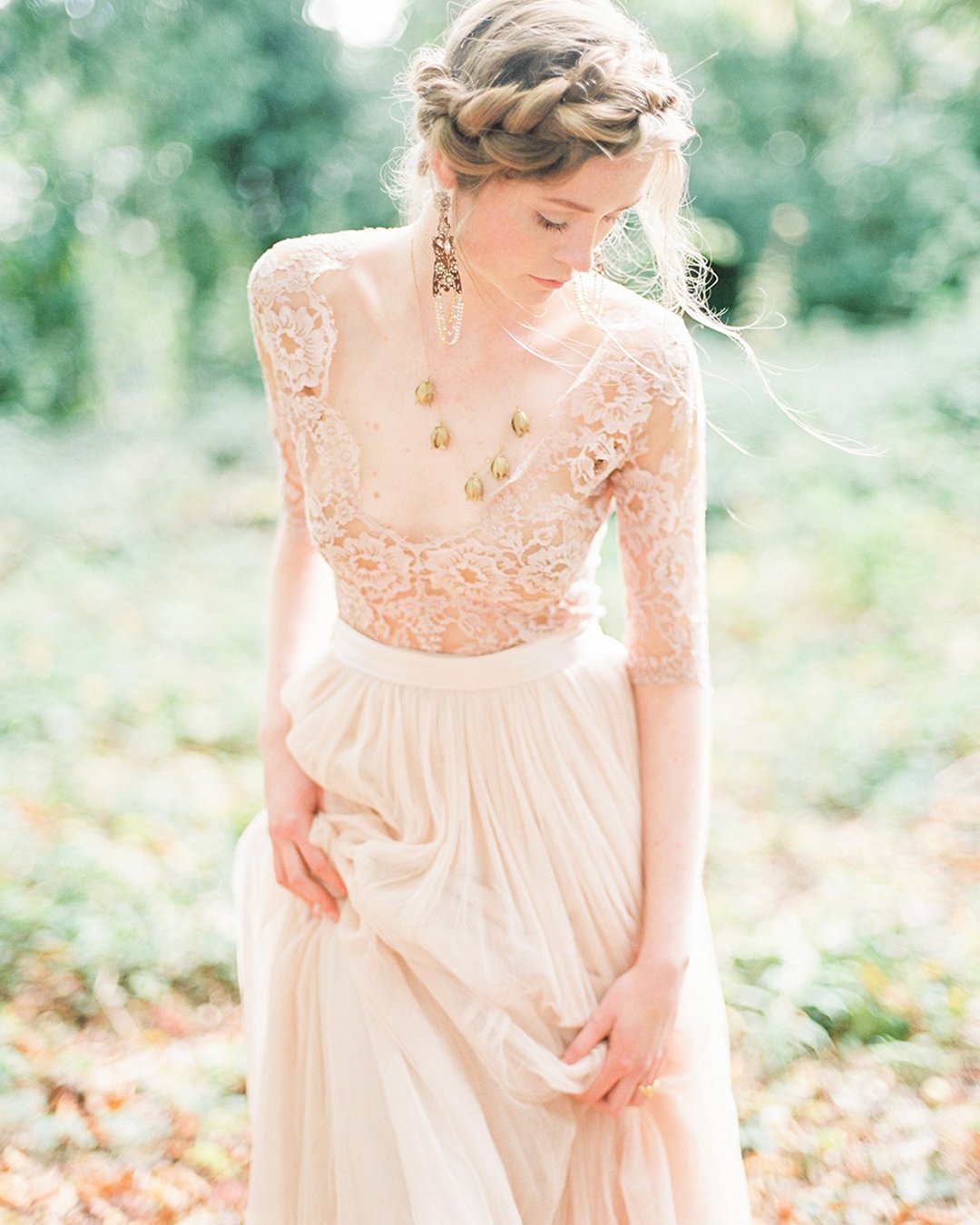 breaking the rules bridal separates lace rustic boho emily riggs