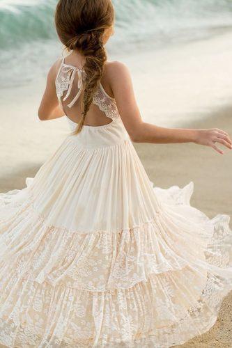 country long lace backless open back sleeveless flower girl dresses joyfolie