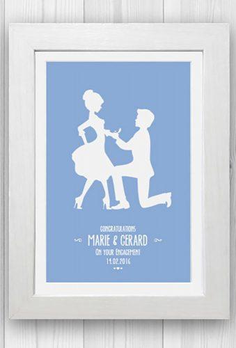 engagement gifts frame romantic card engagementgifts.ie