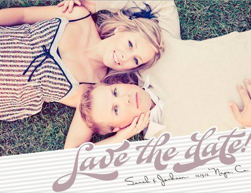 how to address save the dates couples minkcards