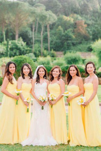 lemon strapless floor length summer color palette peter veronika
