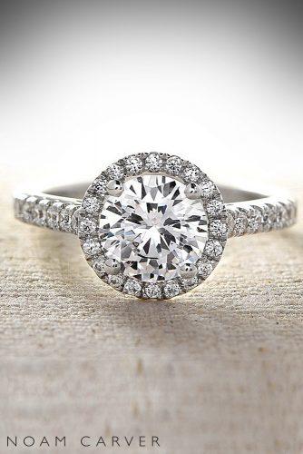 noam carver engagement rings round halo Diamonds Engagementring weddingband eternity platinum
