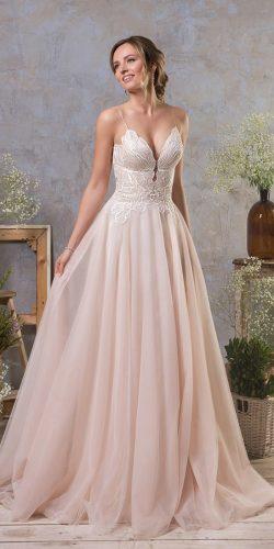 2018 Blush Wedding Dress