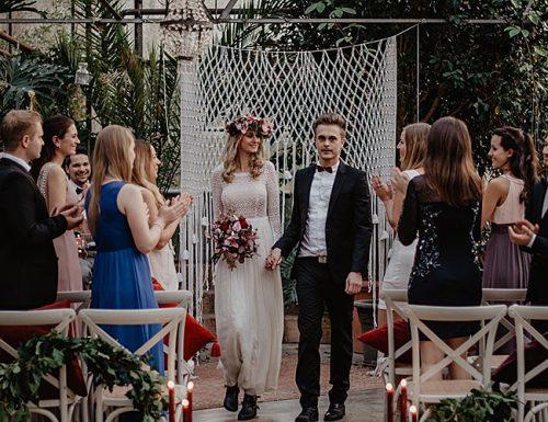 best places to elope boho style wedding