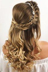 30 Wedding Hairstyles Half Up Half Down With Curls And Braid