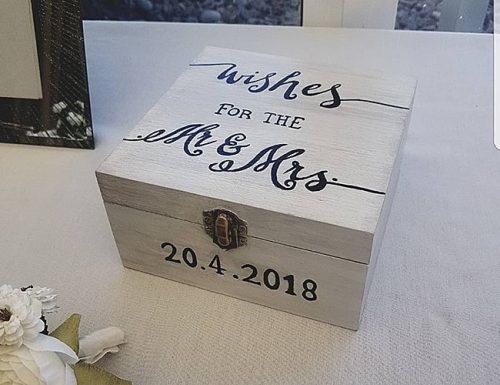marriage wishes box wedding design