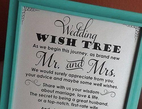 marriage wishes wish tree idea