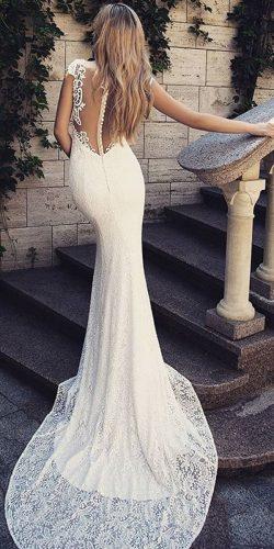 pollardi fashion group wedding dresses real brides sheath lace cap sleeves illusion backless
