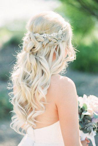 30 Wedding Hairstyles Half Up Half Down With Curls And Braid