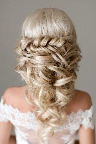 30 Wedding Hairstyles Half Up Half Down With Curls And Braid