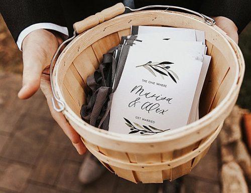 wedding program wording hand programs design