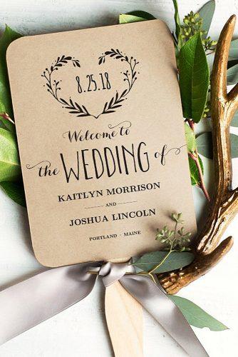 Free Rustic Wedding Program Template from www.weddingforward.com