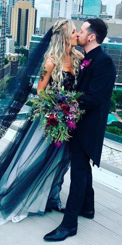 gothic wedding dresses black and white a line strapless sweetheart neckline jauclair