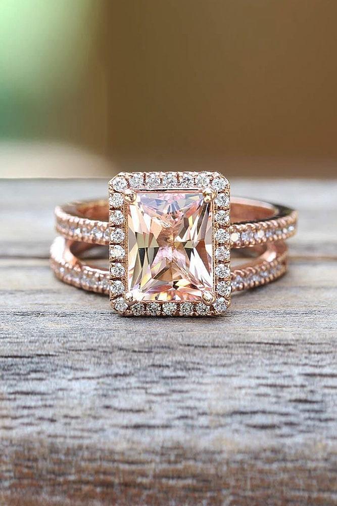 42 Morganite Engagement Rings We Are Obsessed With | Page 7 of 8 ...