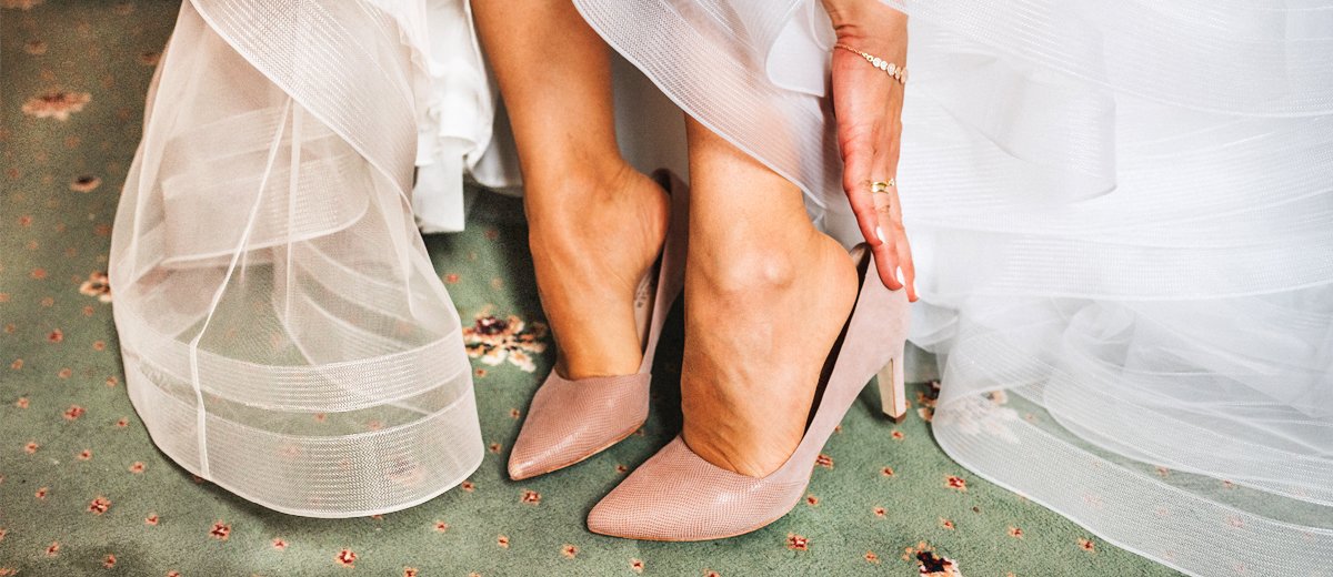 nude bridesmaid shoes