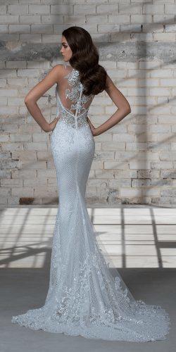 pnina tornai wedding dresses 2019 mermaid lace backless sleeveless bling