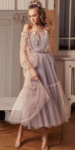 24 Gorgeous Tea Length Wedding Dresses Wedding Forward