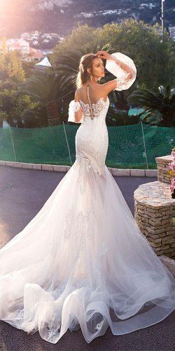 tina valerdi 2019 wedding dresses mermaid lace backless with detached sleeves adelle