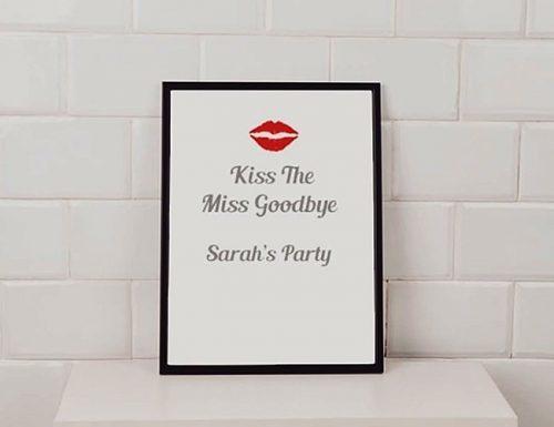 bachelorette party games: kiss the bride