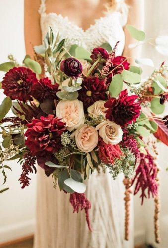 elegant wedding bouquets marsala rustic bouquet allisonslater