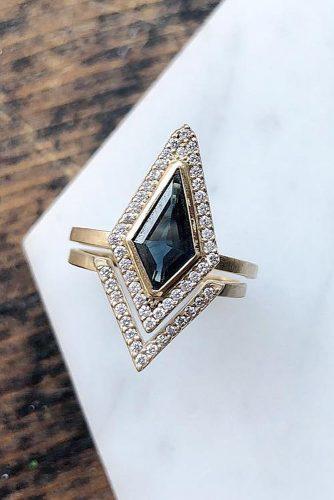 engagement ring trends black diamond unique halo