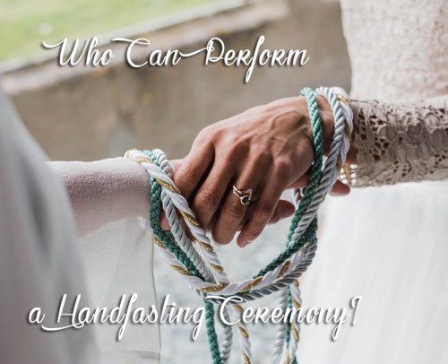 handfasting ceremony newlyweds hands ceremony