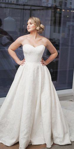 plus size wedding dresses a line sweetheart strapless with train justin alexander