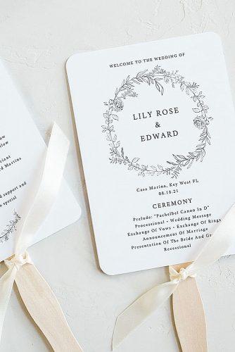 22 Wedding Program Creating Tips To Use In 2020 Wedding Forward