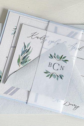 wedding programs monogrammed design