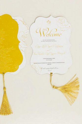 wedding programs vintage