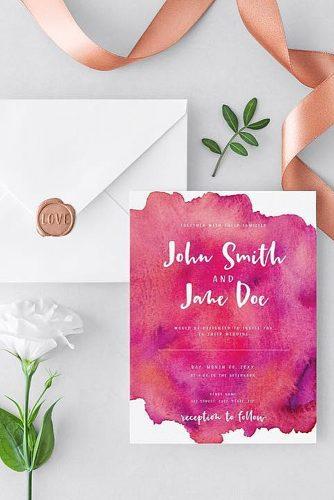 wedding programs watercolor