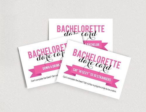 Bachelorette Dare Cards
